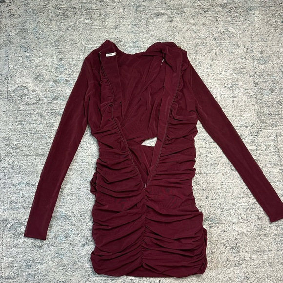 🆕 House of cb LUCINDA Mulberry Cutout Mini Dress - Picture 8 of 8